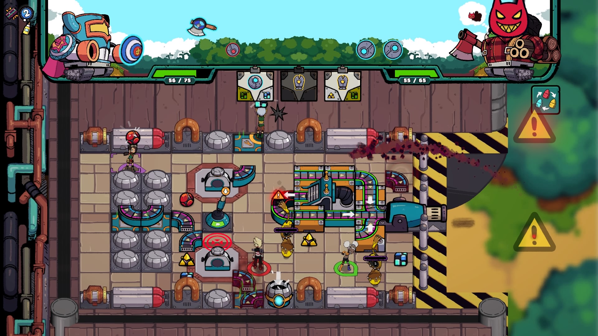 ConnecTank 4 player co-op multiplayer screenshot